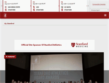 Tablet Screenshot of gostanford.com